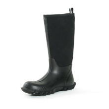 Cheap Black Men's Waterproof Warm Neoprene Rubber Fishing Boots Rain Boots